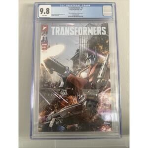 TRANSFORMERS #1 CGC 9.8 5TH PRINT CLAYTON CRAIN 168 Of 242